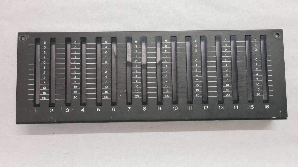 Fostex B16 LED front panel