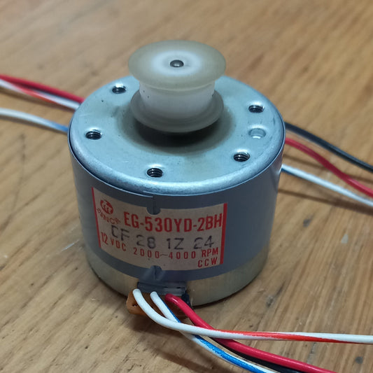 Fostex 380 capstan motor and pulley EG-530YD-2BH