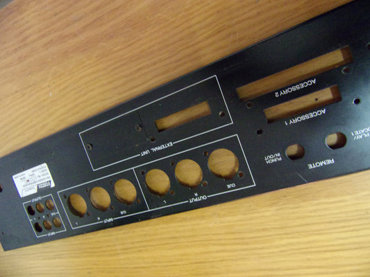 FOSTEX E-2 REAR SOCKET PANEL